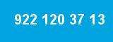 922 120 37 13